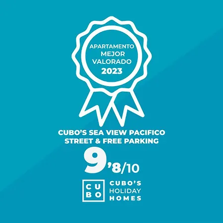 Cubo's Sea View Pacifico Street & Free Parking Malaga